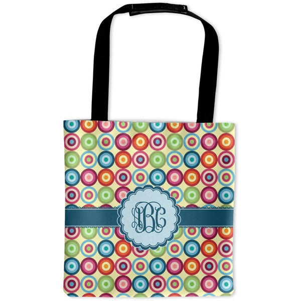 Custom Retro Circles Auto Back Seat Organizer Bag (Personalized)