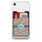 Retro Circles Cell Phone Credit Card Holder w/ Phone