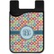 Retro Circles Cell Phone Credit Card Holder