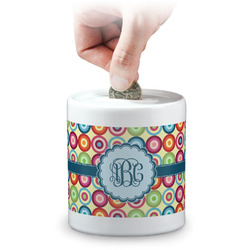 Retro Circles Coin Bank (Personalized)