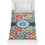 Retro Circles Comforter - Twin (Personalized)