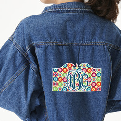 Retro Circles Large Custom Shape Patch - 2XL (Personalized)