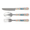 Retro Circles Cutlery Set - FRONT