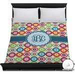 Retro Circles Duvet Cover - Full / Queen (Personalized)