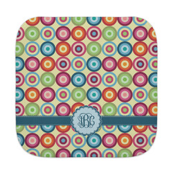 Retro Circles Face Towel (Personalized)