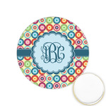 Retro Circles Printed Cookie Topper - 1.25" (Personalized)