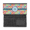 Retro Circles Ladies Wallet - Half Way Open