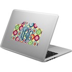 Retro Circles Laptop Decal (Personalized)