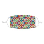 Retro Circles Kid's Cloth Face Mask