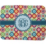 Retro Circles Memory Foam Bath Mat - 48"x36" (Personalized)