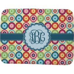 Retro Circles Memory Foam Bath Mat - 48"x36" (Personalized)