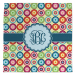 Retro Circles Microfiber Dish Towel (Personalized)