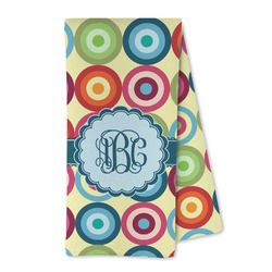 Retro Circles Kitchen Towel - Microfiber (Personalized)