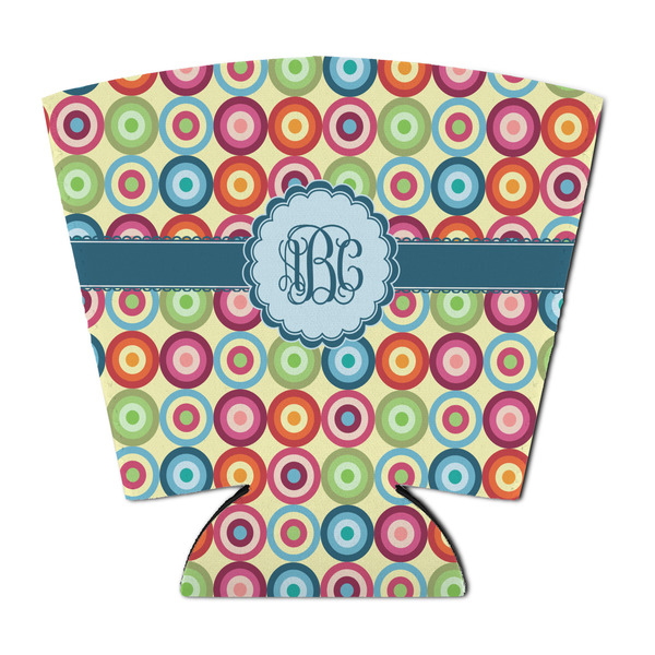 Custom Retro Circles Party Cup Sleeve - with Bottom (Personalized)