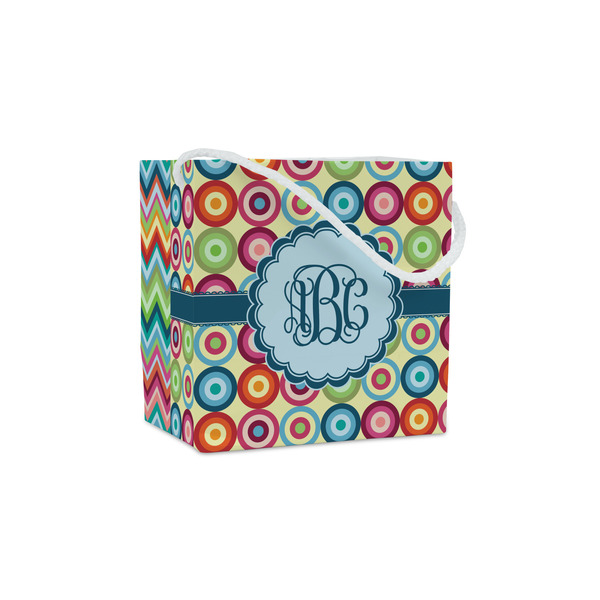 Custom Retro Circles Party Favor Gift Bags (Personalized)