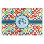 Retro Circles Disposable Paper Placemats (Personalized)