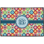 Retro Circles Door Mat - 36"x24" (Personalized)