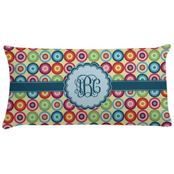 Retro Circles Pillow Case - King (Personalized)