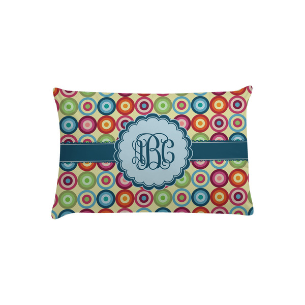 Custom Retro Circles Pillow Case - Toddler (Personalized)