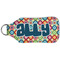 Retro Circles Sanitizer Holder Keychain - Large (Back)