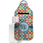 Retro Circles Hand Sanitizer & Keychain Holder - Large (Personalized)