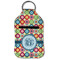 Retro Circles Sanitizer Holder Keychain - Small (Front Flat)