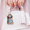 Retro Circles Sanitizer Holder Keychain - Small (LIFESTYLE)