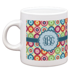 Retro Circles Espresso Cup (Personalized)