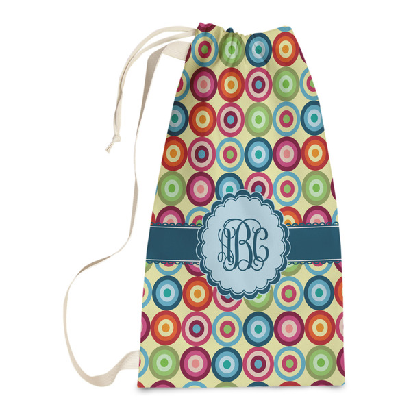 Custom Retro Circles Laundry Bags - Small (Personalized)