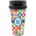 Retro Circles Acrylic Travel Mug without Handle (Personalized)