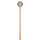 Retro Circles Wooden 7.5" Stir Stick - Round - Single Stick