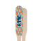 Retro Circles Wooden Food Pick - Paddle - Single Sided - Front & Back