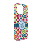 Retro Circles iPhone Case - Plastic - iPhone 13 (Personalized)