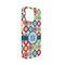 Retro Circles iPhone 13 Mini Case - Angle