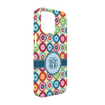 Retro Circles iPhone Case - Plastic - iPhone 13 Pro (Personalized)