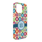 Retro Circles iPhone Case - Plastic - iPhone 13 Pro Max (Personalized)