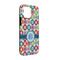 Retro Circles iPhone 13 Pro Tough Case -  Angle