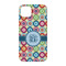 Retro Circles iPhone 14 Case - Back