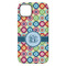 Retro Circles iPhone 14 Plus Tough Case - Back