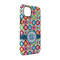 Retro Circles iPhone 14 Pro Tough Case - Angle