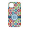 Retro Circles iPhone 14 Tough Case - Back