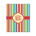 Retro Vertical Stripes Wood Print - 20x24 (Personalized)