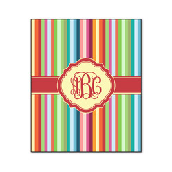 Retro Vertical Stripes Wood Print - 20x24 (Personalized)