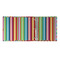 Retro Vertical Stripes 3 Ring Binders - Full Wrap - 2" - OPEN INSIDE