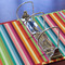 Retro Vertical Stripes 3 Ring Binders - Full Wrap - 3" - DETAIL