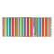 Retro Vertical Stripes 3 Ring Binders - Full Wrap - 3" - OPEN INSIDE