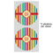 Retro Vertical Stripes 5" Multipurpose Round Label - Sheet