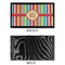 Retro Vertical Stripes Bar Mat - Small - APPROVAL