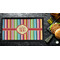 Retro Vertical Stripes Bar Mat - Small - LIFESTYLE