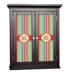 Retro Vertical Stripes Cabinet Decal - XLarge (Personalized)